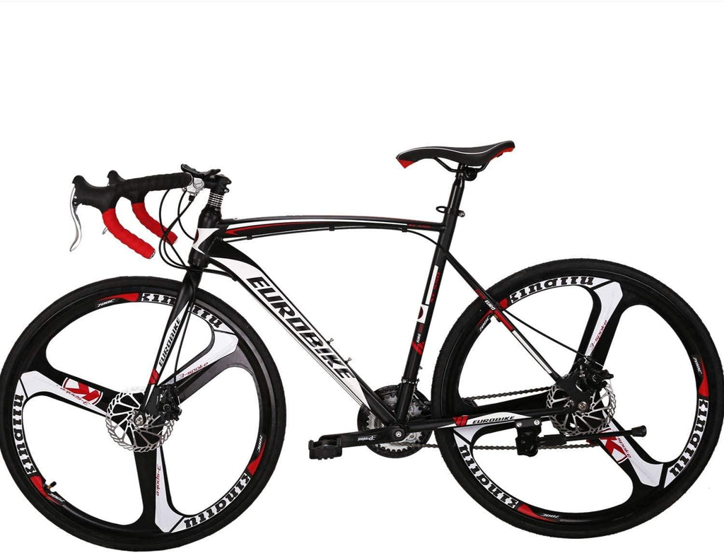 EUROBIKE OBK XC550 Road Bike 700C Wheels 21 Speed Disc Brake Mens or Womens Bicycle Cycling