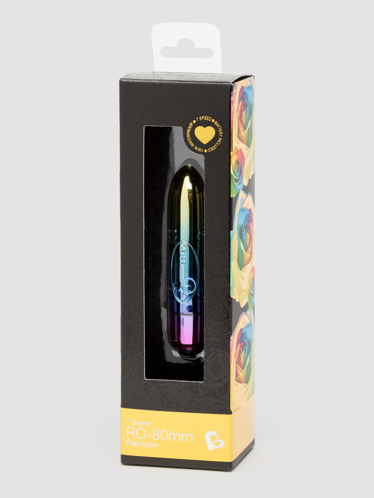 Rocks Off Rainbow 7 Function Bullet Vibrator, Rainbow