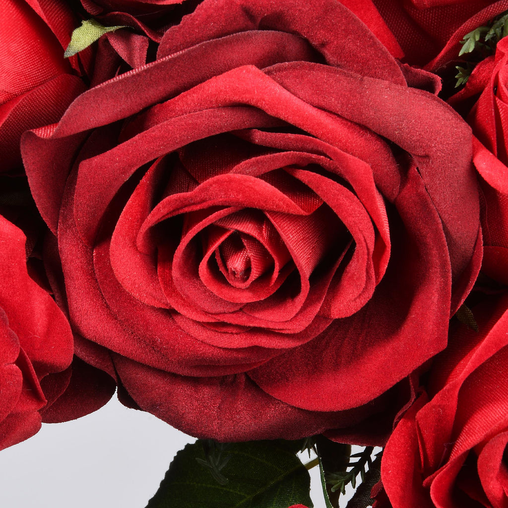 National Tree Company 15" Velvet Red Rose Wreath