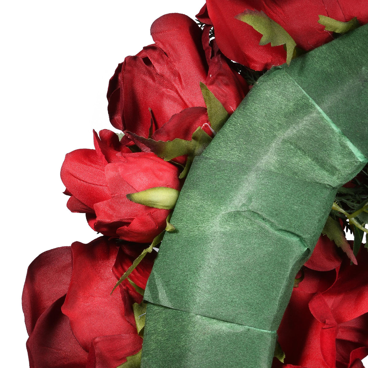 National Tree Company 15" Velvet Red Rose Wreath