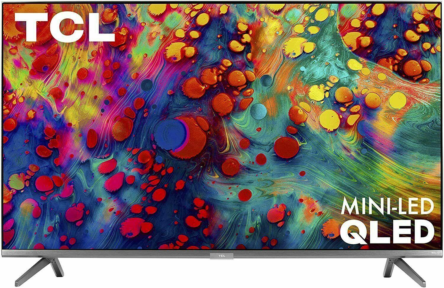 tcl 75" 6-series 4k qled dolby vision hdr smart roku tv - 4 hdmi - 75r635