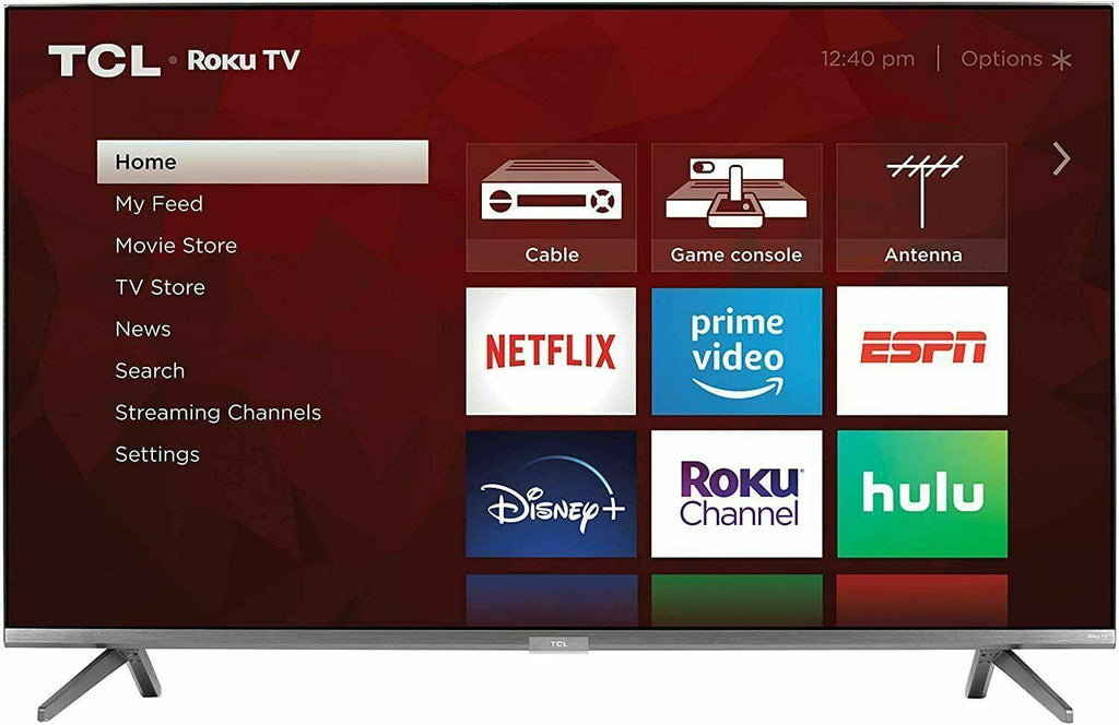 tcl 75" 6-series 4k qled dolby vision hdr smart roku tv - 4 hdmi - 75r635