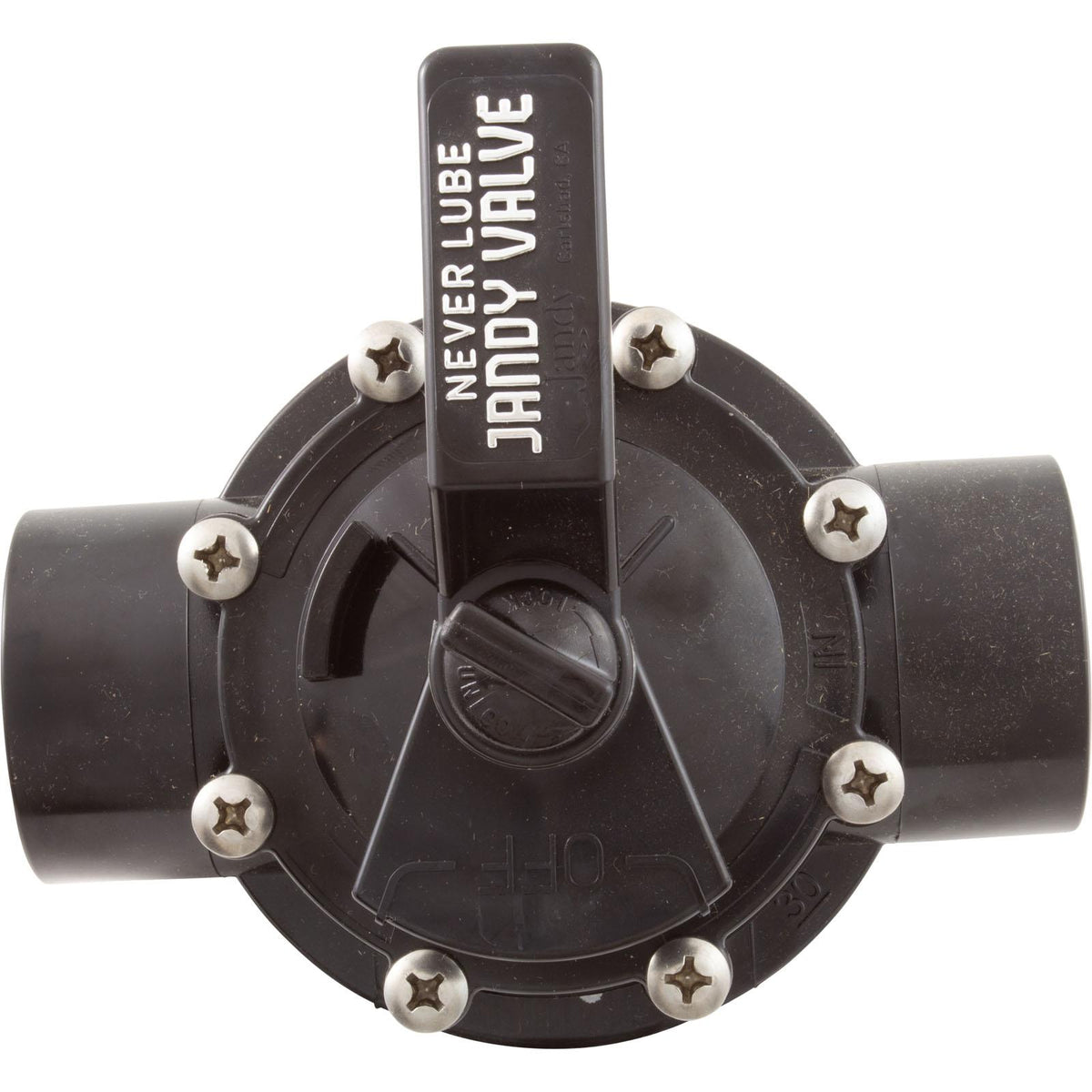 Jandy Diverter Valve, Jandy Neverlube, 1-1/2" x 2" Pos Seal, 2 Port