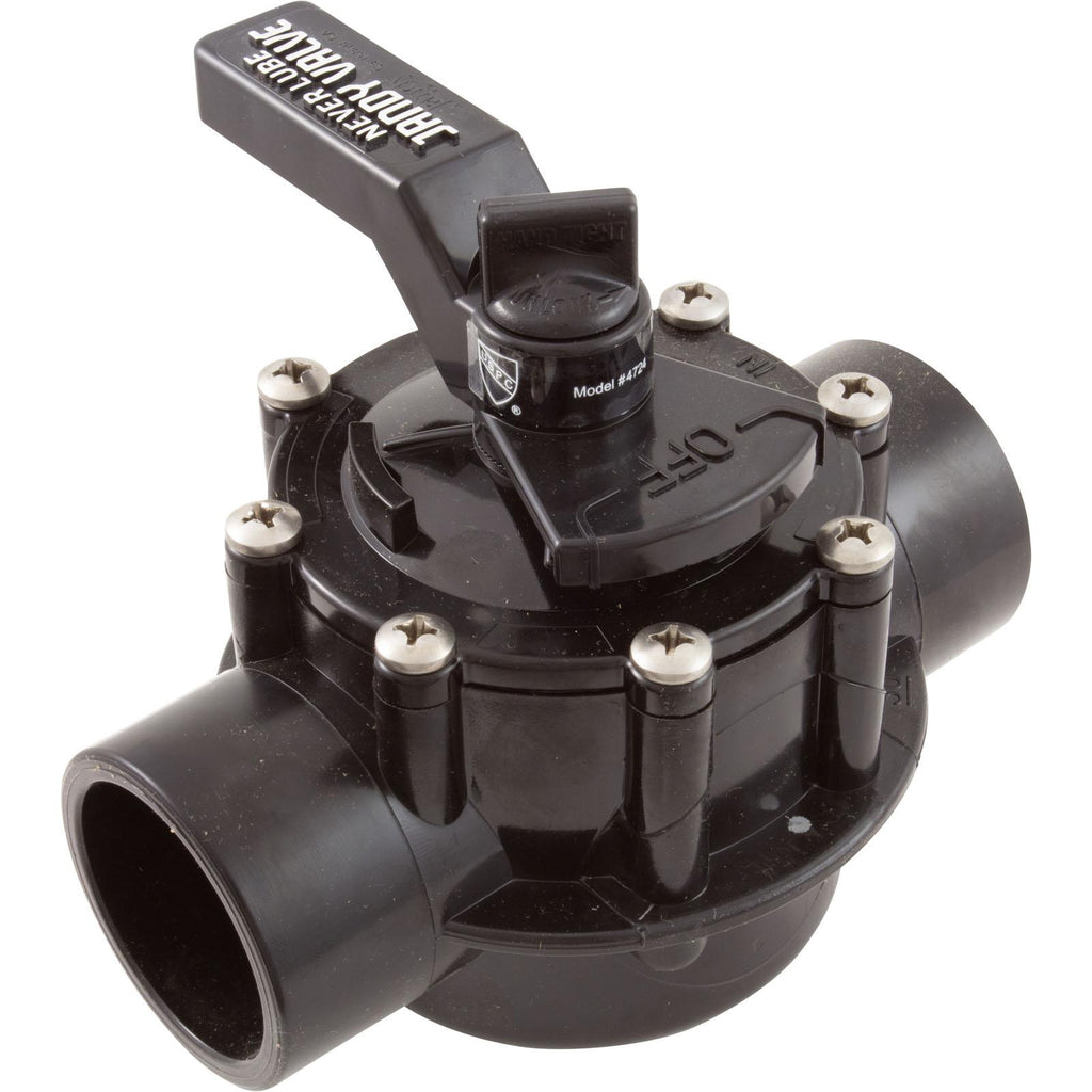 Jandy Diverter Valve, Jandy Neverlube, 1-1/2" x 2" Pos Seal, 2 Port