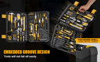 199 Piece Tool Kit for Home,General Household/Auto Repair Tool Set,Basic Hand Tool Kit with Socket Wrench,Tool Box Case for Men,Perfect for Diyer Handyman Homeowner
