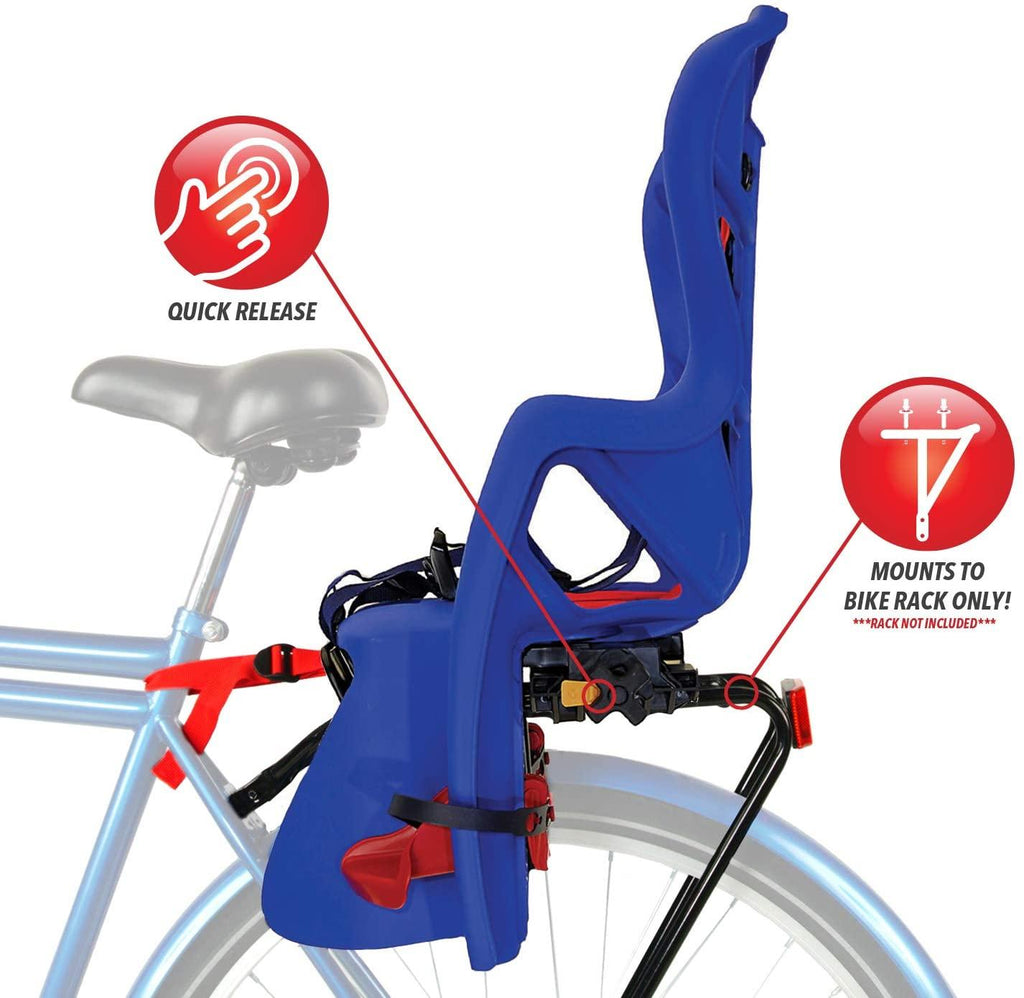 Bellelli Bicycle Baby Carrier in Stem, Seatpost or Rack mounts