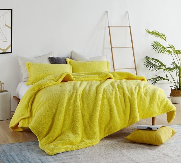 Coma Inducer Oversized Comforter - The Napper - Limelight Yellow - King