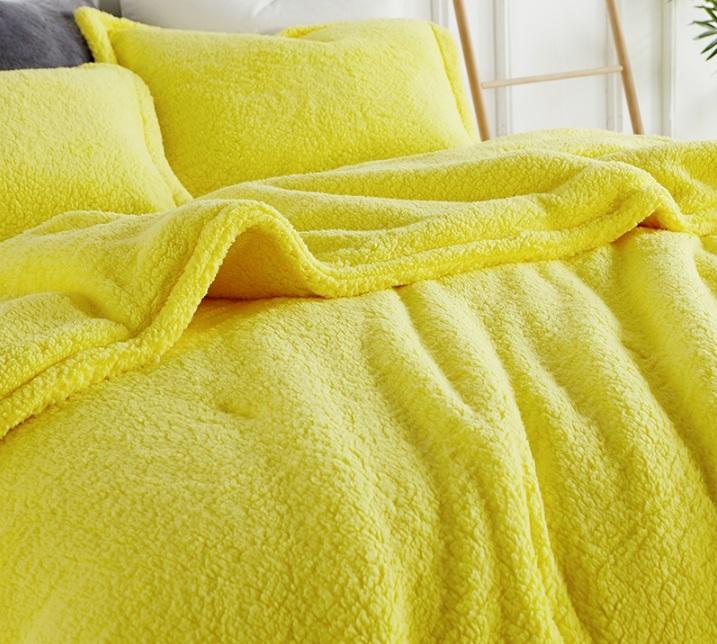 Coma Inducer Oversized Comforter - The Napper - Limelight Yellow - King