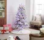 Santa Best Starry Light 5 Flocked Multi-function Microlight Christmas Tree