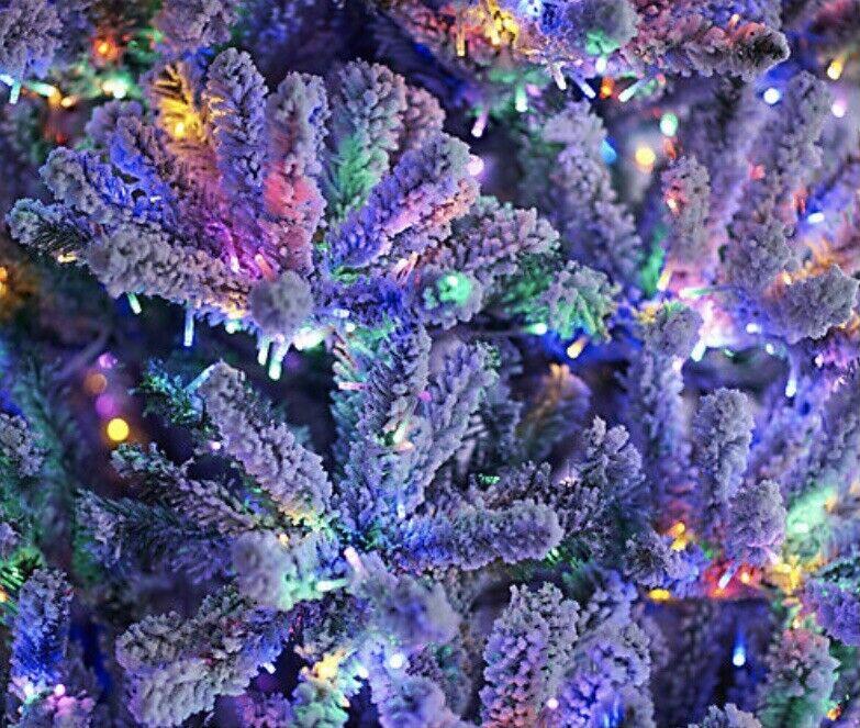 Santa Best Starry Light 5 Flocked Multi-function Microlight Christmas Tree