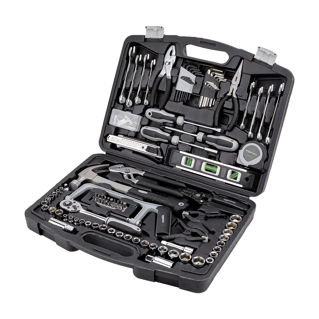 173-Piece General Household Hand Tool Set with StoraCase, Portable Tool Kit for Home Maintenance and Everyday Repairs