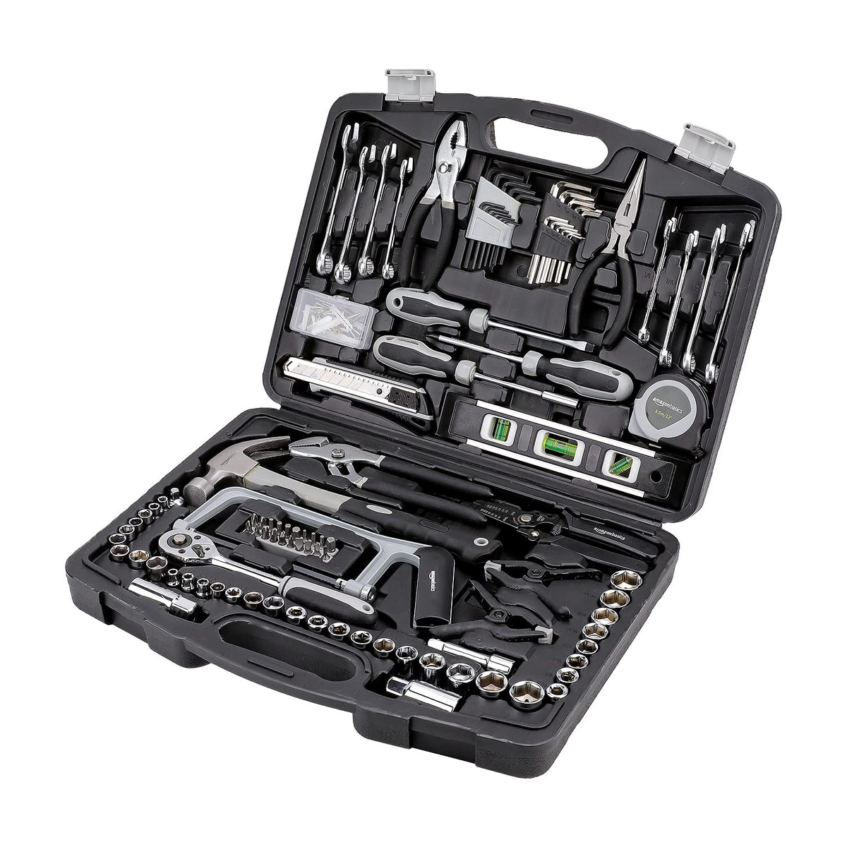 173-Piece General Household Hand Tool Set with StoraCase, Portable Tool Kit for Home Maintenance and Everyday Repairs