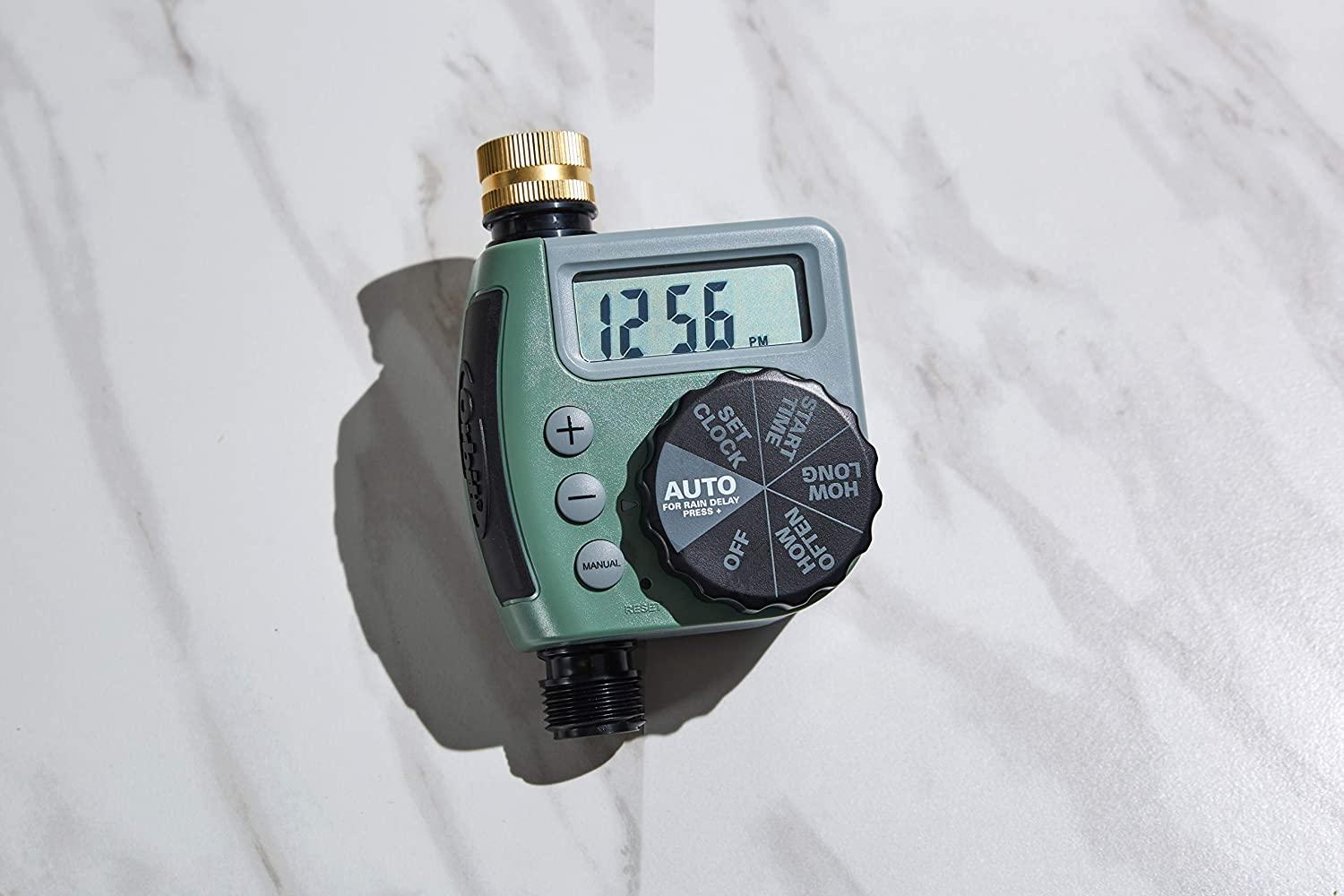 In-Ground Sprinkler System with Hose Watering Timer
