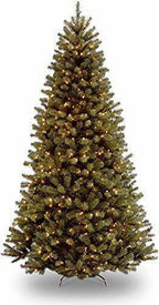 Pre Lit Artificial Full Christmas Tree Green North Valley Spruce With Stand