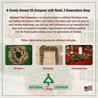 Pre Lit Artificial Full Christmas Tree Green North Valley Spruce With Stand