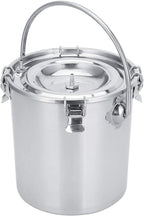 milking machine kit, 7l adjustable electric milking machine for goats cows, pulsation vacuum pump milker, milking supplies with stainless steel bucket, portable livestock milking equipment(us plug)