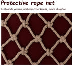 Children protective netting Children Protection Safety Net Decor Fence Climbing Netting Woven Rope Truck Cargo Trailer Nets For Railings Stairs Indoor Stairs Playground Outdoor Ceiling Decoration Nylo