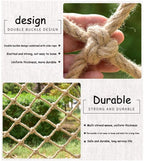 Children protective netting Children Protection Safety Net Decor Fence Climbing Netting Woven Rope Truck Cargo Trailer Nets For Railings Stairs Indoor Stairs Playground Outdoor Ceiling Decoration Nylo