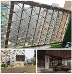 Children protective netting Children Protection Safety Net Decor Fence Climbing Netting Woven Rope Truck Cargo Trailer Nets For Railings Stairs Indoor Stairs Playground Outdoor Ceiling Decoration Nylo