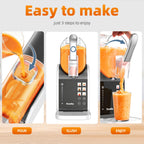 Max 95oz Slushie Machine with 6 Smart Presets, No Ice Needed Frozen Drink Maker for Home,  30-Min Freeze for Slush, Margaritas, Smoothies, Ice Cream & More, LarCapacity Party Slushy Maker