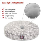Majestic Pet Grey Towers Round Pet Bed