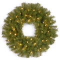 24 " Norwood Fir Artificial Christmas Wreath with Twinkly LED Lights