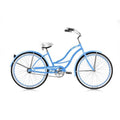 Micargi TAHITI-F-BBL 26 in. Tahiti Women's Beach Cruiser Bicycle, Baby Blue &amp; Baby Blue