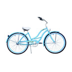 Micargi TAHITI-F-BBL 26 in. Tahiti Women's Beach Cruiser Bicycle, Baby Blue &amp; Baby Blue