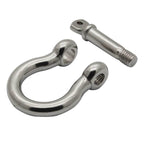 BoatTector  Steel D Shackle - 3/4", 4-Pack