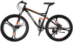 S7 Mountain Bike 27.5 Inch 3 Spoke Mag Wheel Steel Frame MTB Bicycle for Men Blackorange