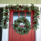 9 ft. Pre-Lit LED Winter Frost Garland