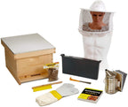little giant 10-frame deluxe beginner hive kit premium beekeeping starter kit for beginners (item no. hive10kit)