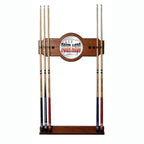 Four Aces 30 in. Wooden Billiard Cue Rack with Mirror