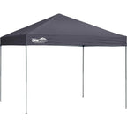Quik Shade Expedition EX100 1-Push 10 ft. x 10 ft. Charcoal Straight Leg Pop-Up Canopy