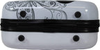 4-Piece Hardside Upright Spinner Luggage Set, Butterfly, One Size