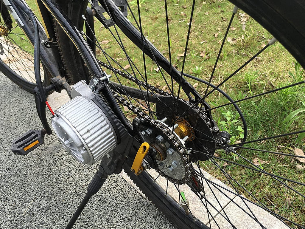 L-faster 24V36V250W Electric Conversion Kit for Common Bike Left Chain Drive Customized for Electric Geared Bicycle Derailleur