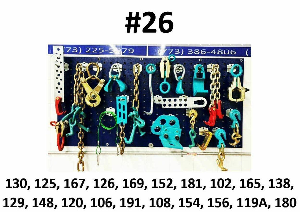 SET#26 AUTO BODY FRAME MACHINE HEAVY DUTY 20 PIECE TOOL AND CLAMP