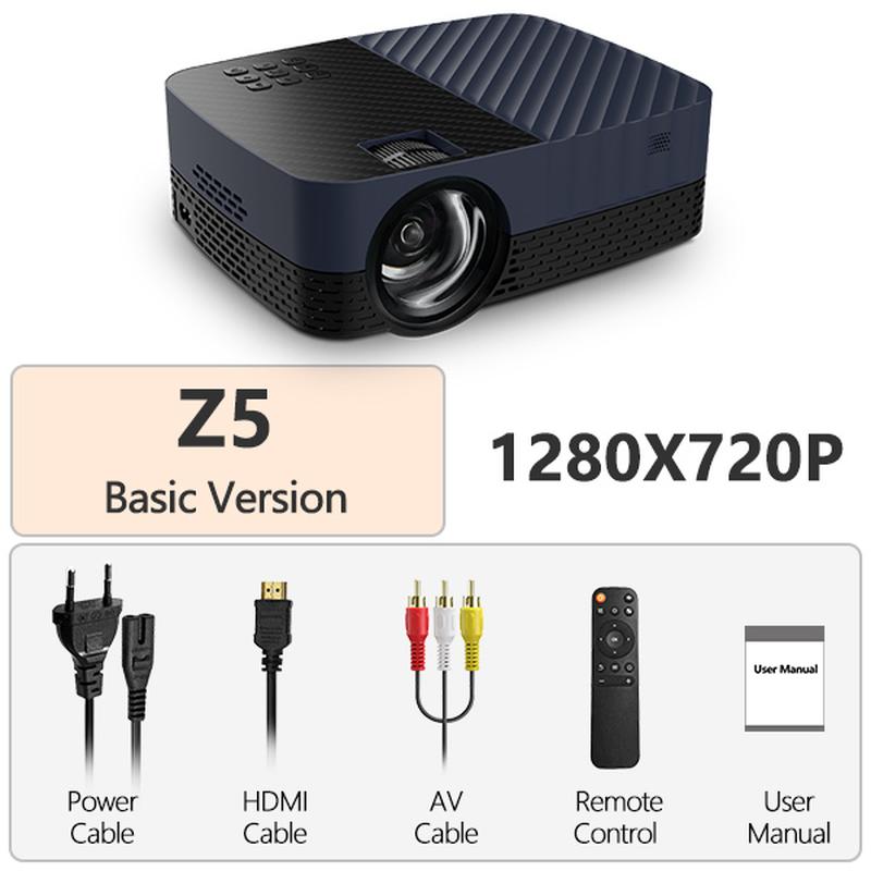 2022 projector full hd 1080p led theater android 9 smart tv mini beamer mobile 4