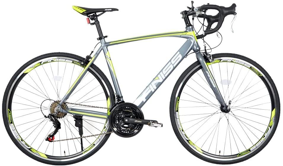 Road Bike,Foreveryang 21 Speed Adult Road Bicycle 700C Wheel,Men/Women Durable Aluminum Alloy Exercise Bike Cycling
