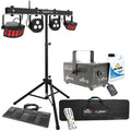 Chauvet DJ GigBar Flex Pack-n-Go Effect Lighting System with Fog Machine &amp; Tripod Stand Package