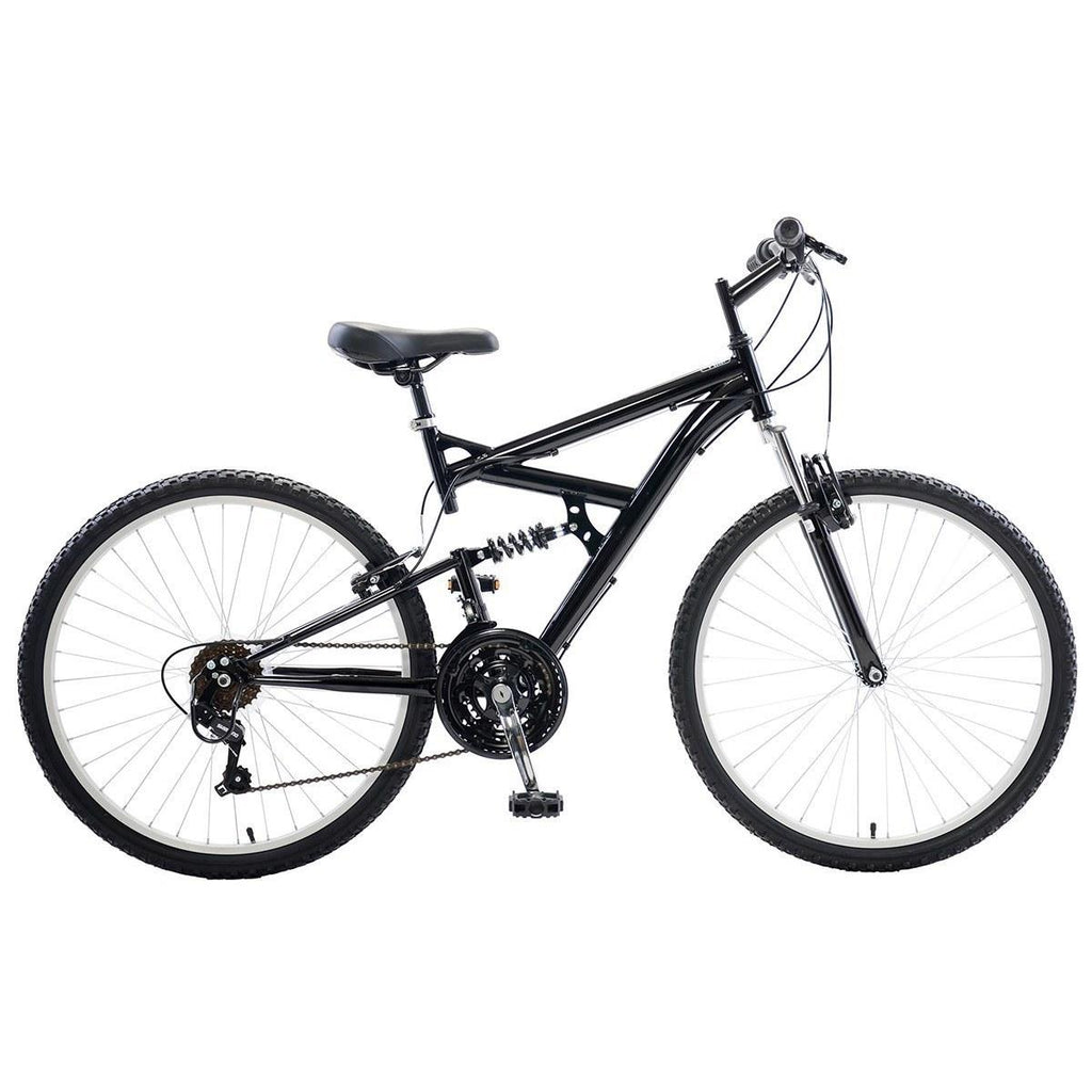 Dual Suspension Mountain Bike, 26 in wheels, 18 in frame, Men's Bike, White