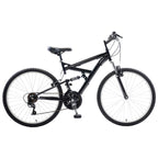 Dual Suspension Mountain Bike, 26 in wheels, 18 in frame, Men's Bike, White