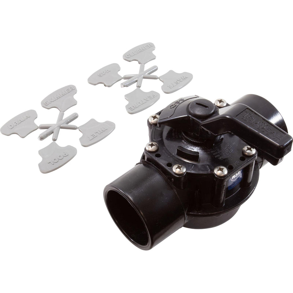 Waterway Plastics 2"S Tru Seal 2-Way Diverter Valve Straight Assembly