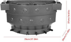 taidda- high capacity calf milk feed bucket, durable livestock milk feed bucket, for cattle livestock(6-mouth feeding bucket set)