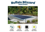 buffalo blizzard deluxe rectangle swimming pool winter cover - (choose size)