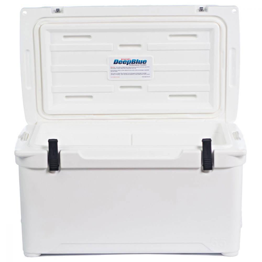 14.5 Gal. 70-Can High Performance Seamless Roto-Molded Ice Cooler, White