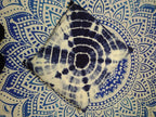 Tie Dye Shibori Cushion Covers, Indigo Colour, Decorative Cotton Throw, Shibori Sofa Pillow Cases, Bohemian Pillow Shams Outdoor Cushion Cover 16x16 (50)