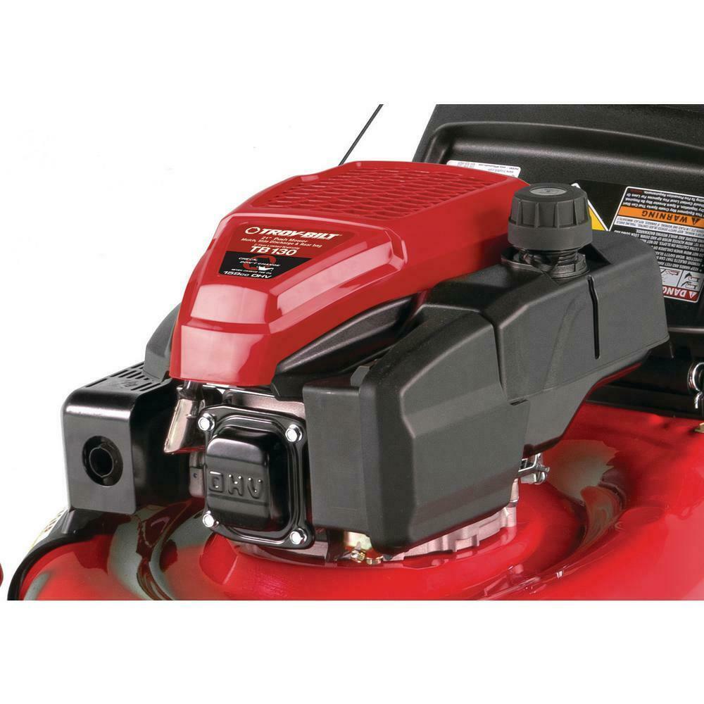 Push Lawn Mower High Rear Wheels 21-Inch 159cc Gas