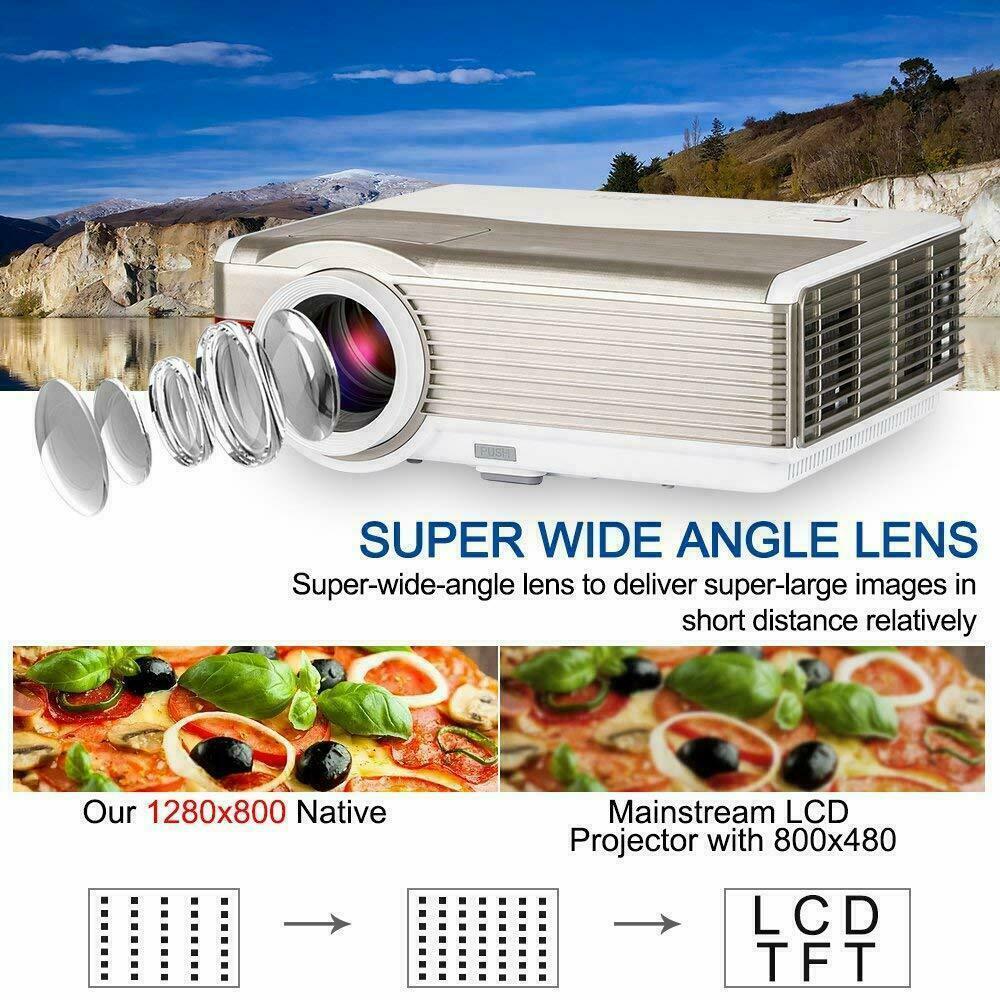full hd led wifi projector smart home theater 1080p xbox game youtube tv hdmi us