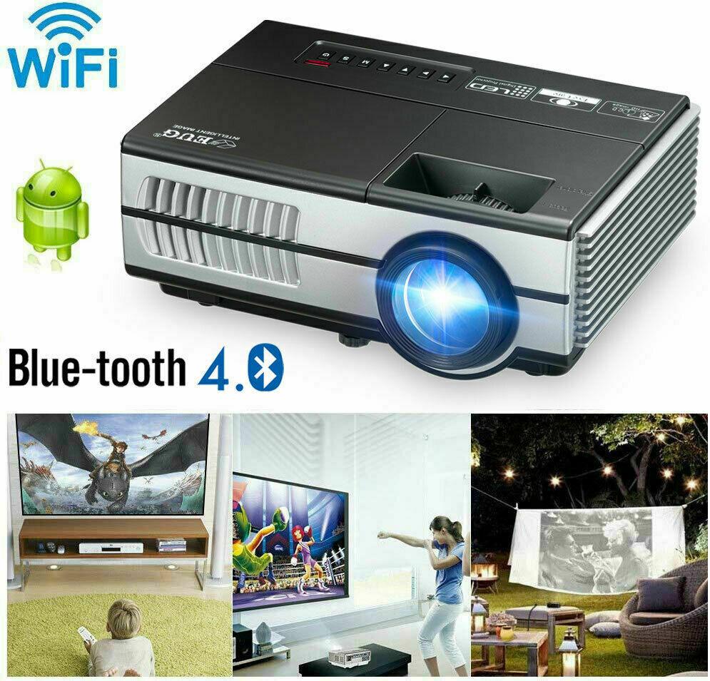 full hd led wifi projector smart home theater 1080p xbox game youtube tv hdmi us